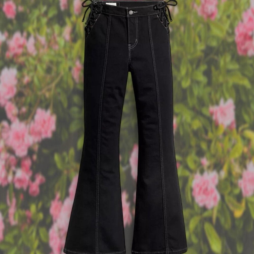 Levi's X Barbie Ferreira Lace-Up
Flare Jeans